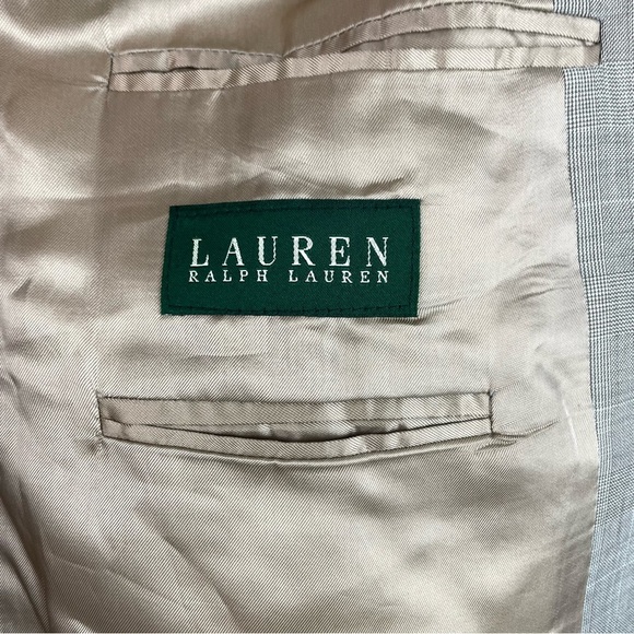 Lauren Ralph Lauren Tan blazer pattern - Picture 9 of 10